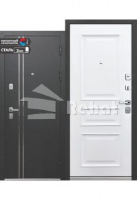 luxor-entrance-door-2-mm,-color-boucle-anthracite-velour-white-soft-baguette